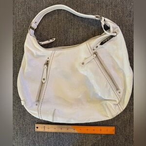 Cole Haan White Leather Shoulder Bag